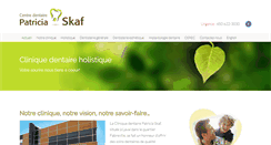 Desktop Screenshot of centre-dentaire-skaf.ca